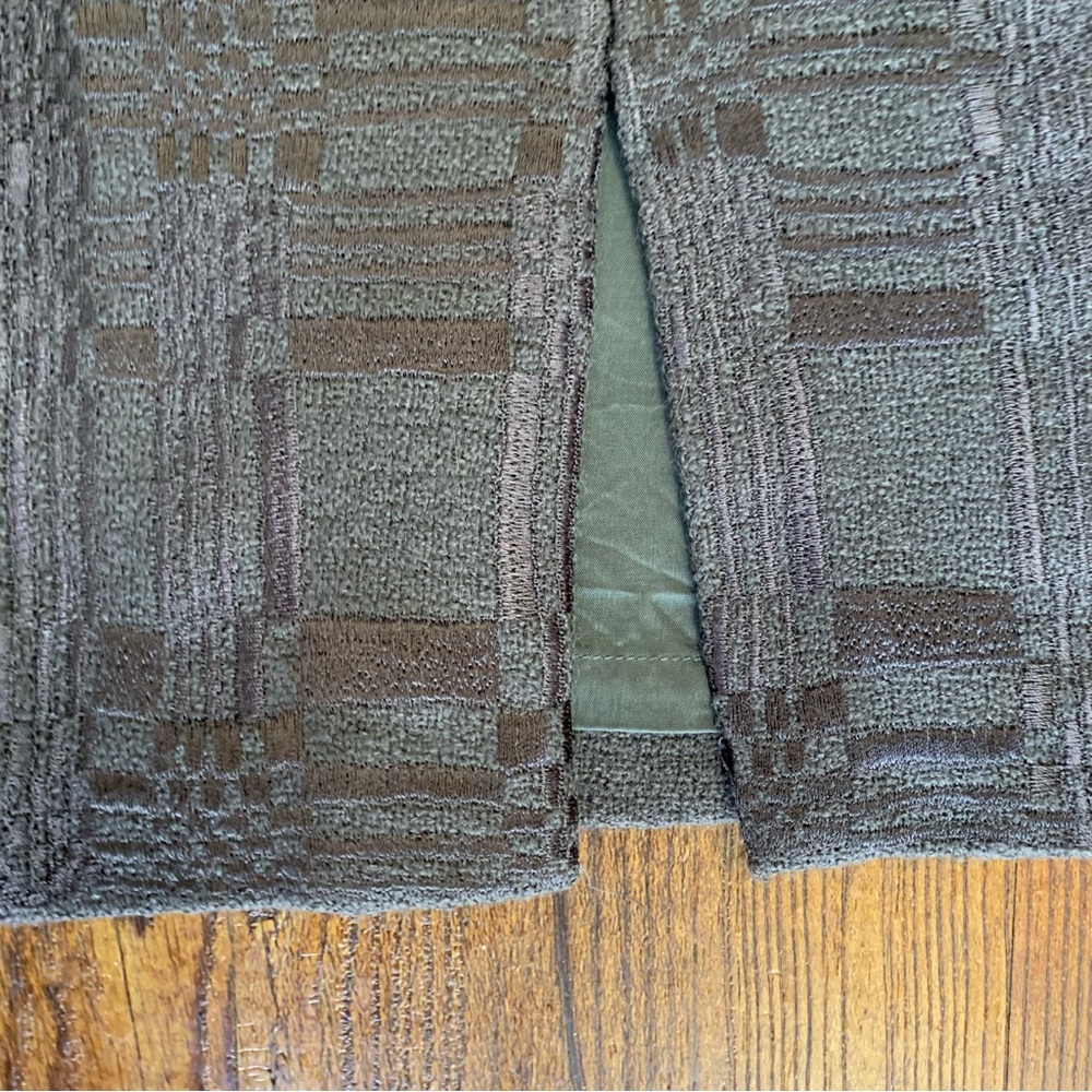 Magaschoni Collection Gray Wool Pencil Skirt - Picture 10 of 13